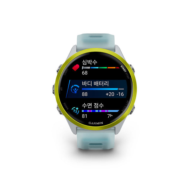 가민 포러너 570 47mm 화이트 러닝 GPS 스마트워치