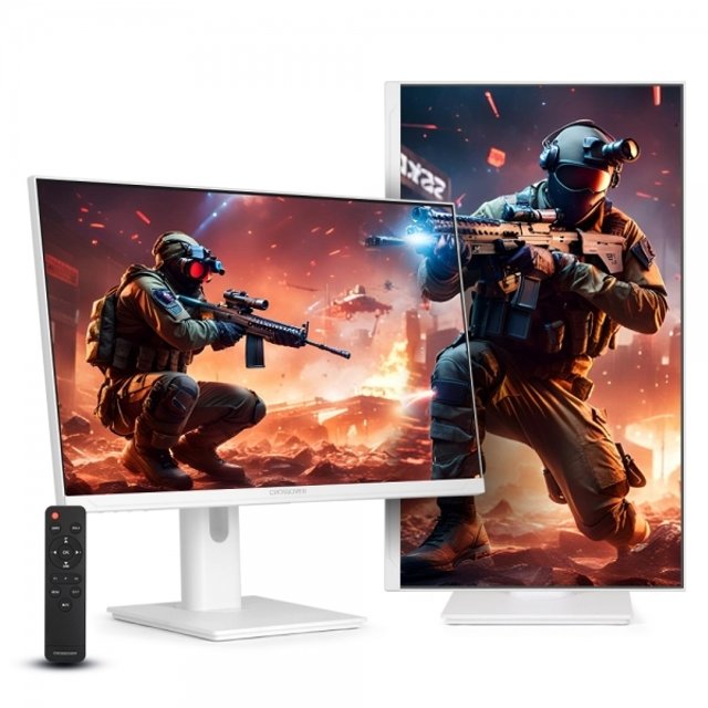 (크로스오버) 27GUA950 Fast-iPS UHD4K PD65 화이트 멀티스탠드 (＋)