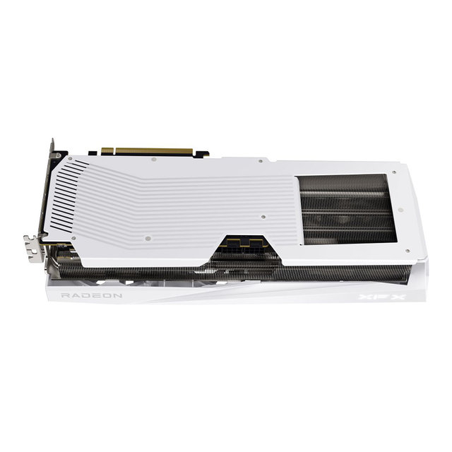 XFX 라데온 RX 9070 XT QUICKSILVER WHITE D6 16GB AMD 그래픽카드