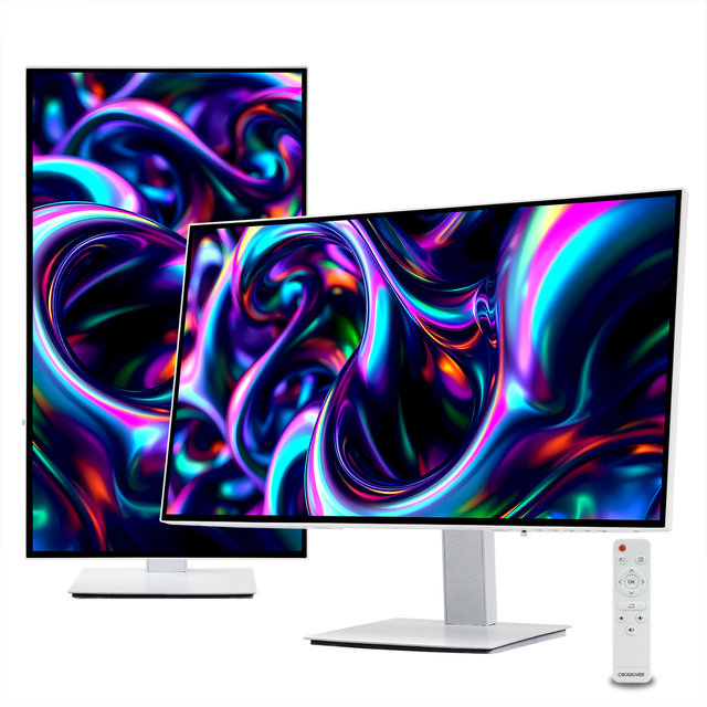 크로스오버 27USD850 IPS4K UHD 4면제로 화이트 멀티스탠드 무결점 (+)