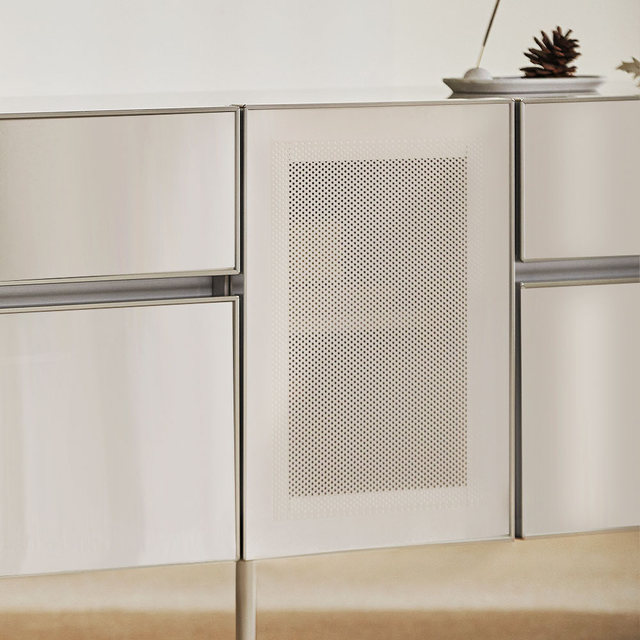 [비밀특가] 장인가구 무와 E0등급 하이그로시 1800 높은 거실장 티비다이