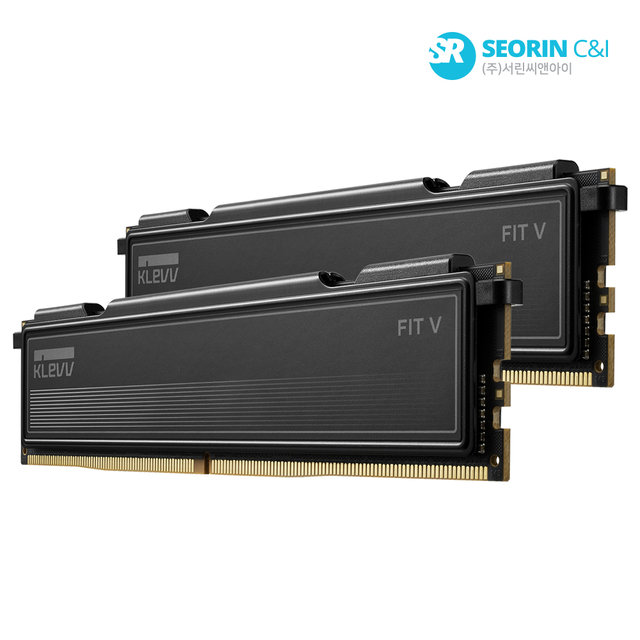[서린공식] 에센코어 클레브 DDR5-6000 CL30 FIT V BLACK 패키지 서린 (32GB(16Gx2))