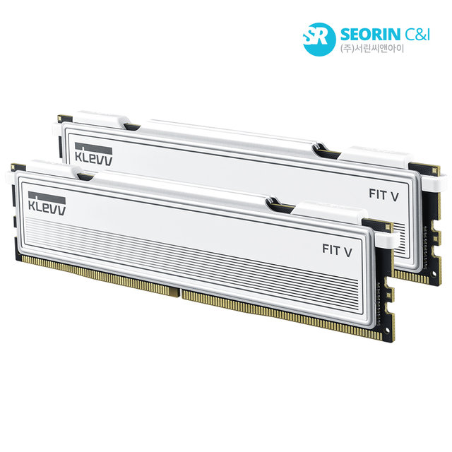 [서린공식] 에센코어 클레브 DDR5-6000 CL30 FIT V WHITE 패키지 서린 (32GB(16Gx2))