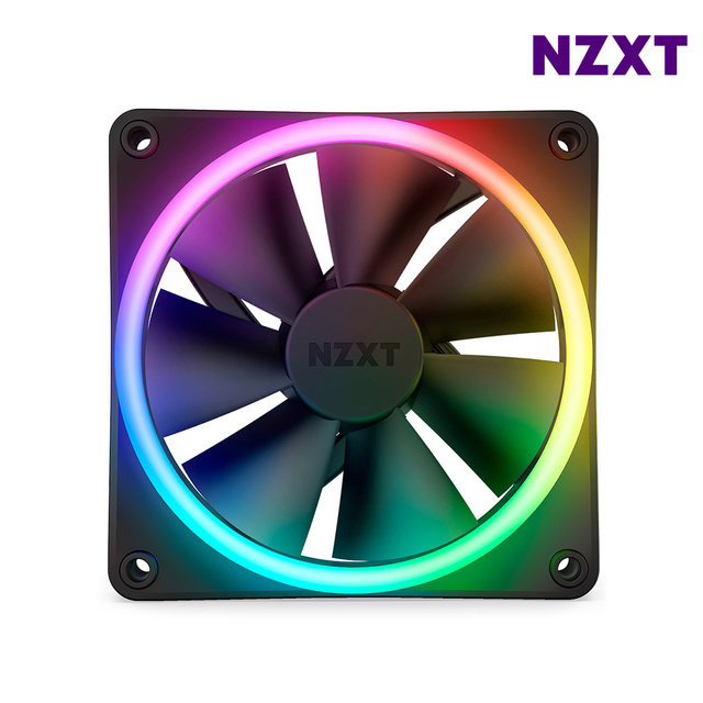 NZXT F120 RGB DUO 블랙 3팩 + 컨트롤러 시스템팬 쿨링팬