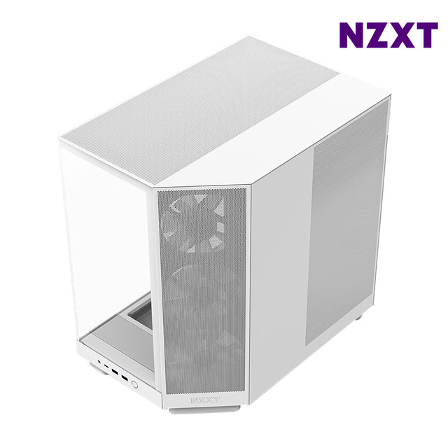 NZXT H6 FLOW RGB 화이트 PC케이스 미들타워케이스 듀얼챔버 최종 152250 WON