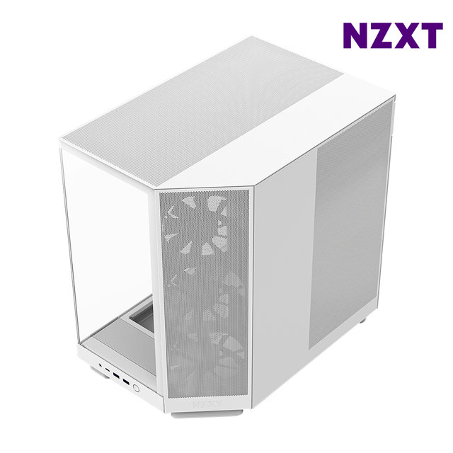 NZXT H6 FLOW 화이트 미들타워케이스 PC케이스