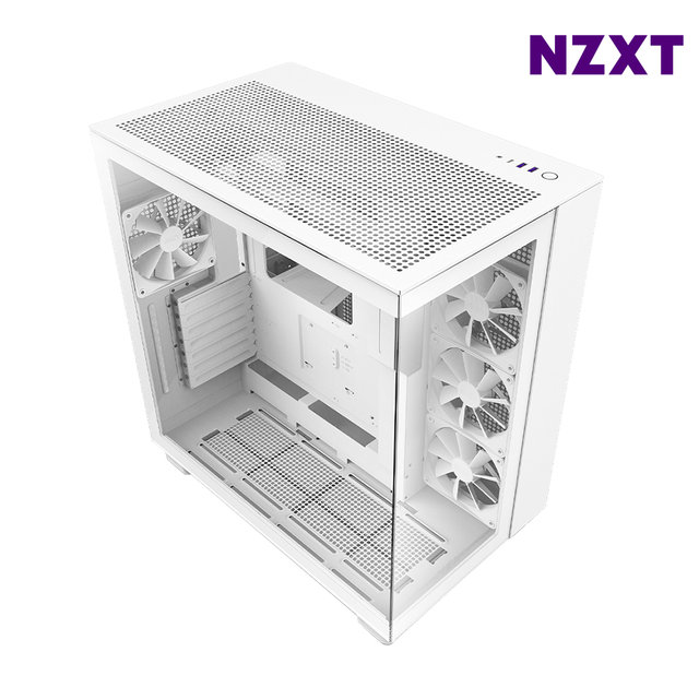 NZXT H9 FLOW 화이트 PC케이스 미들타워케이스