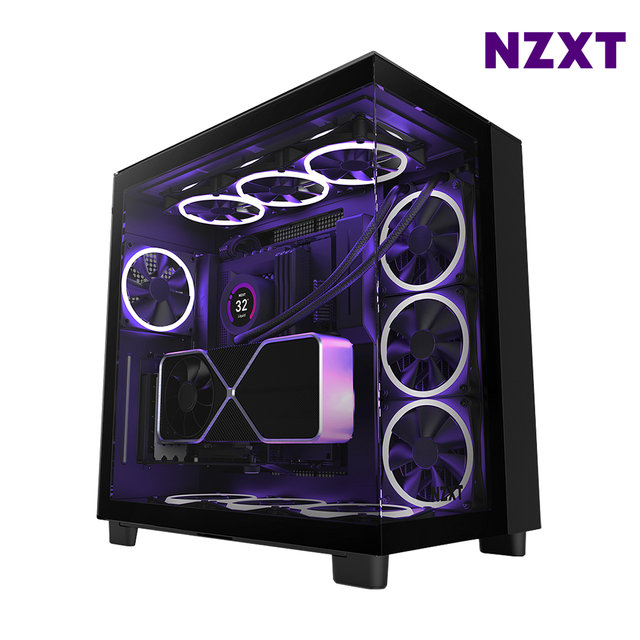 NZXT H9 ELITE 블랙 PC케이스 미들타워케이스