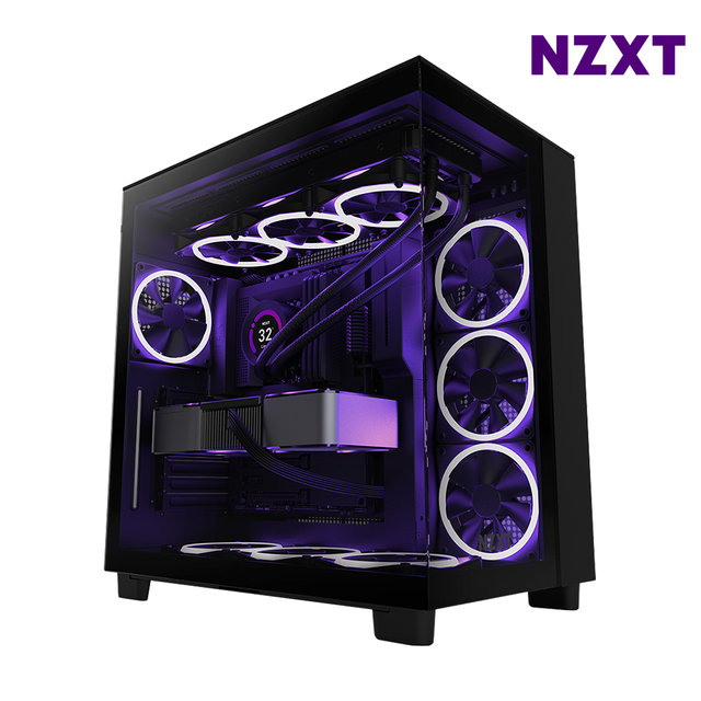  NZXT H9 FLOW 블랙 PC케이스 미들타워케이스