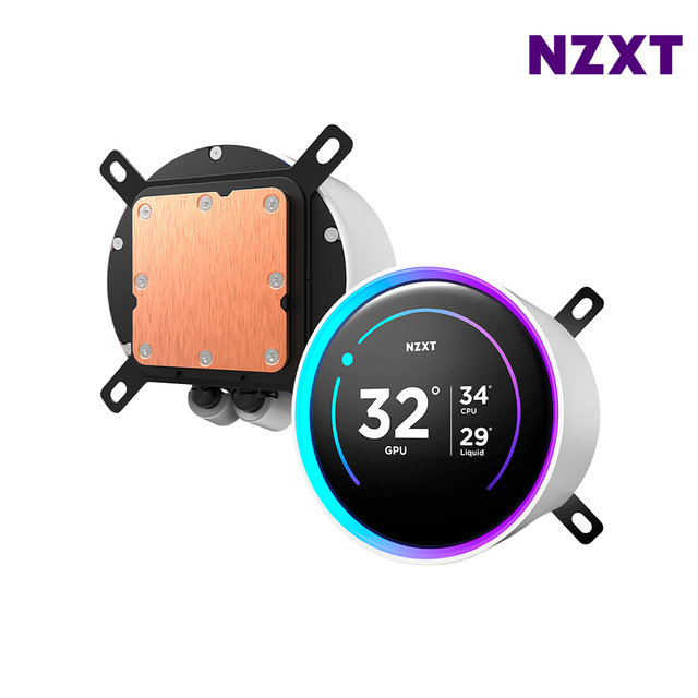 NZXT KRAKEN ELITE V2 360 RGB 화이트 CPU쿨러 수냉쿨러