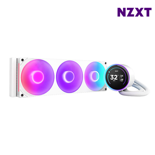NZXT KRAKEN ELITE V2 360 RGB 화이트 CPU쿨러 수냉쿨러 최종 359460 WON