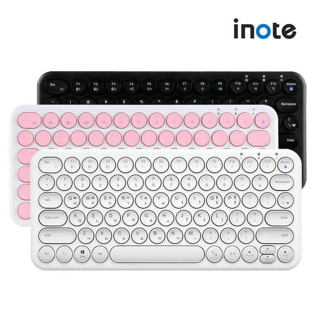 [최상급 / 계산점] 아이노트 멀티페어링 블루투스 키보드 X-KEY 38BT 화이트 (J)X-KEY38BT_ALLWHITE