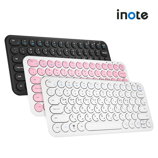 [최상급 / 계산점] 아이노트 멀티페어링 블루투스 키보드 X-KEY 38BT 화이트 (J)X-KEY38BT_ALLWHITE