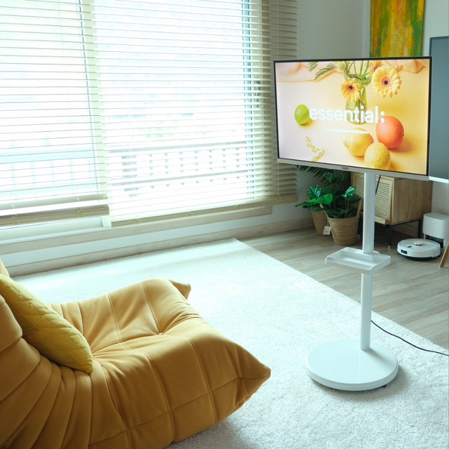 엔산마운트 엔텐바이미43C 무빙형 모니터 TV스탠드 삼성 M5 M7 거치대 삼탠바이미 엘텐바이미