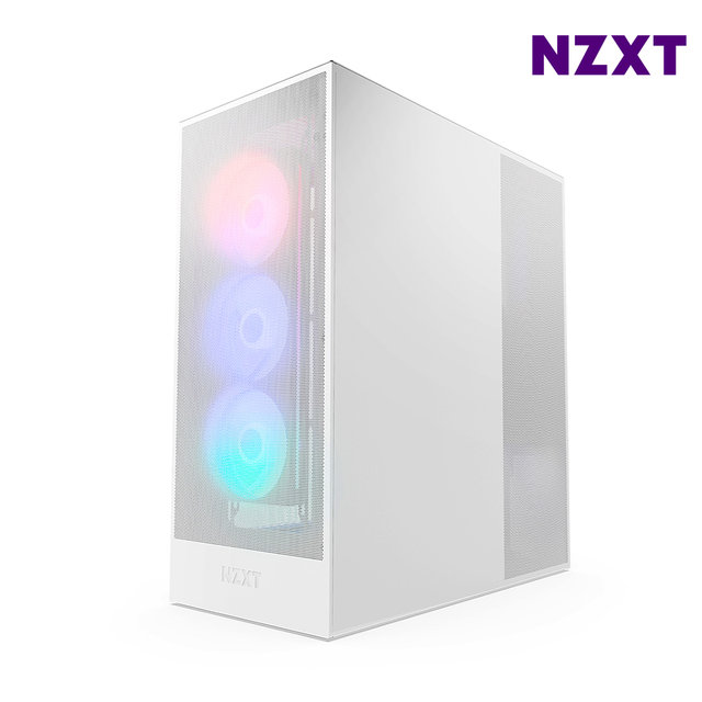 NZXT H7 FLOW V2 RGB 화이트 PC케이스 미들타워케이스