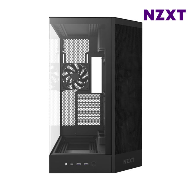 NZXT H9 FLOW V2 블랙 미들타워케이스 PC케이스 최종 229730 WON