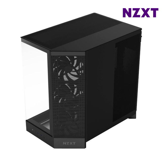 NZXT H9 FLOW V2 블랙 미들타워케이스 PC케이스