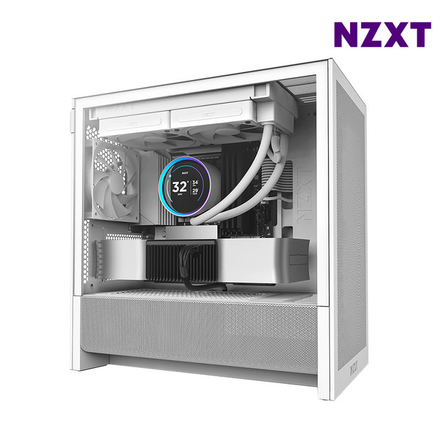 NZXT H3 FLOW 화이트 미들타워 PC케이스
