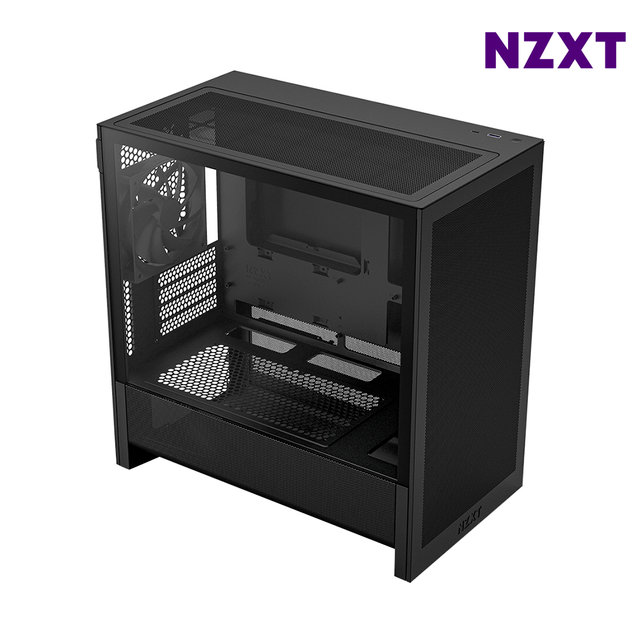 NZXT H3 FLOW 블랙 미들타워케이스 PC케이스 최종 84640 WON