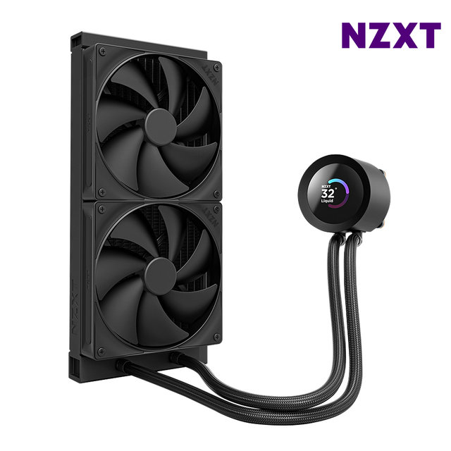 NZXT KRAKEN PLUS 280 블랙 CPU쿨러 수냉쿨러  크라켄플러스