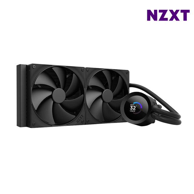 NZXT KRAKEN PLUS 280 블랙 CPU쿨러 수냉쿨러  크라켄플러스 최종 177480 WON
