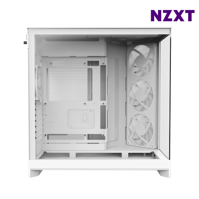 NZXT H9 FLOW V2 RGB 화이트 미들타워케이스 PC케이스