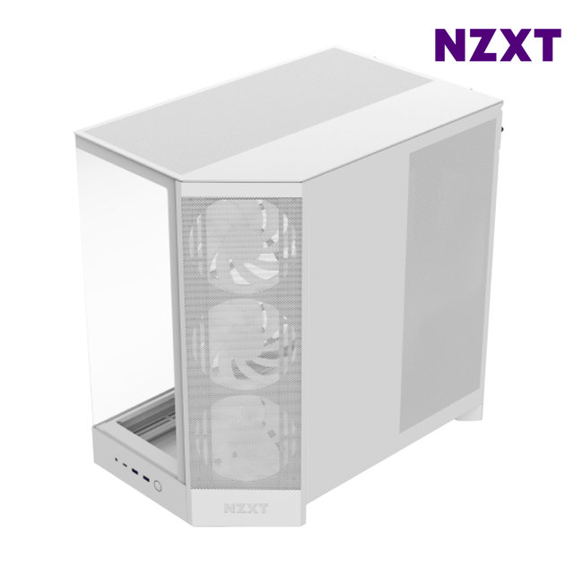 NZXT H9 FLOW V2 RGB 화이트 미들타워케이스 PC케이스