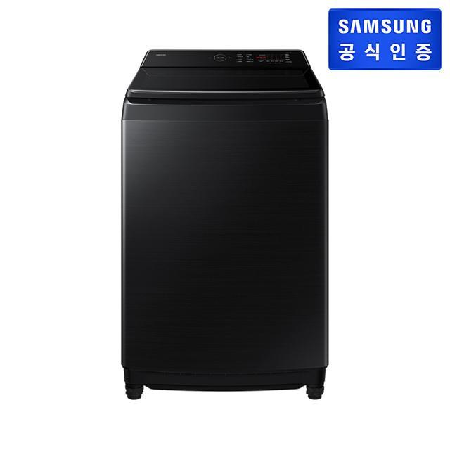 그랑데 통버블 19kg 일반 세탁기 WA80F19SKB (블랙캐비어)