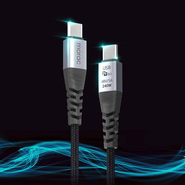 모락 크로크 USB PD3.1 CtoC 240W고속충전 케이블 2M