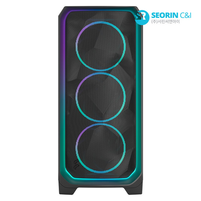 [서린공식] Fractal Design Meshify 3 Ambience Pro RGB 강화유리 블랙