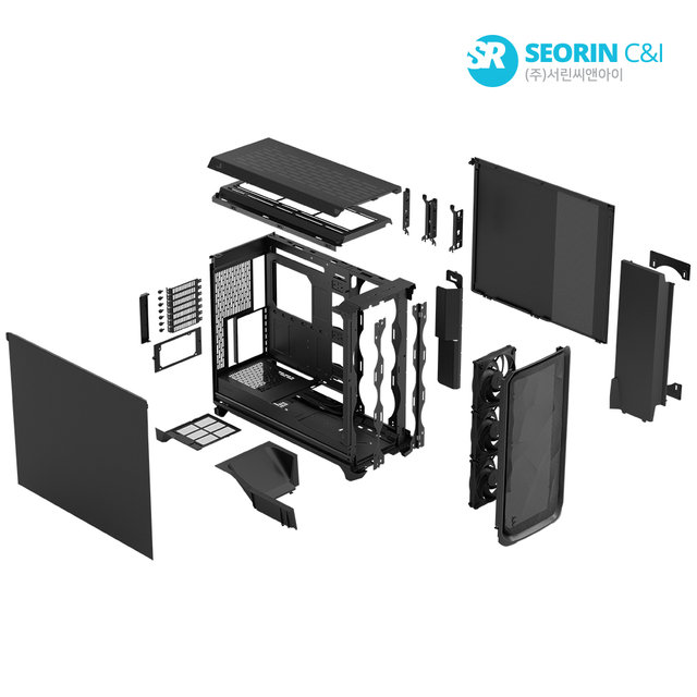 [서린공식] Fractal Design Meshify 3 XL Solid 블랙