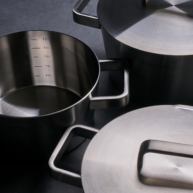 [비밀특가]알텐바흐 아트리움 스텐냄비 편수 양수 전골 스티머 5종 세트