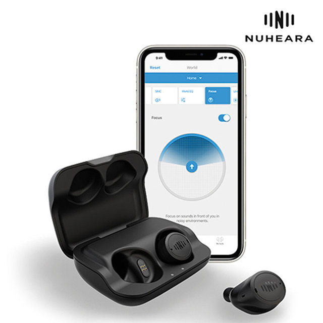 [정가 649,000][하이마트 단독_클리어런스] NUHEARA IQBuds2 MAX 프리미엄 무선 블루투스 노이즈캔슬링 보청기보조 청각보호 이어폰