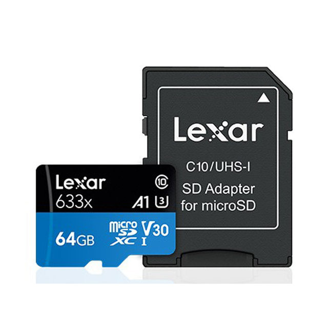Lexar High-Performance 633x microSDXC 64GB LSDMI64GBBAP633A