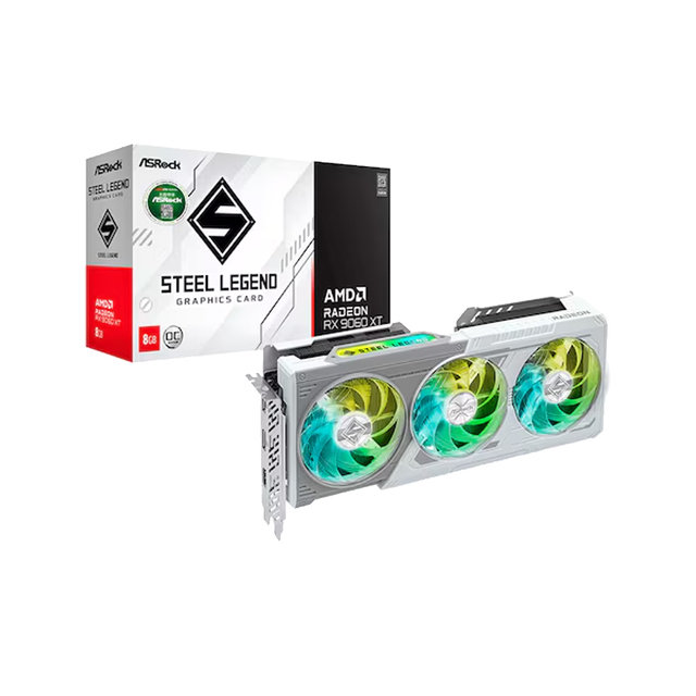 ASRock 라데온 RX 9060 XT 스틸레전드 OC D6 16GB 대원씨티에스/