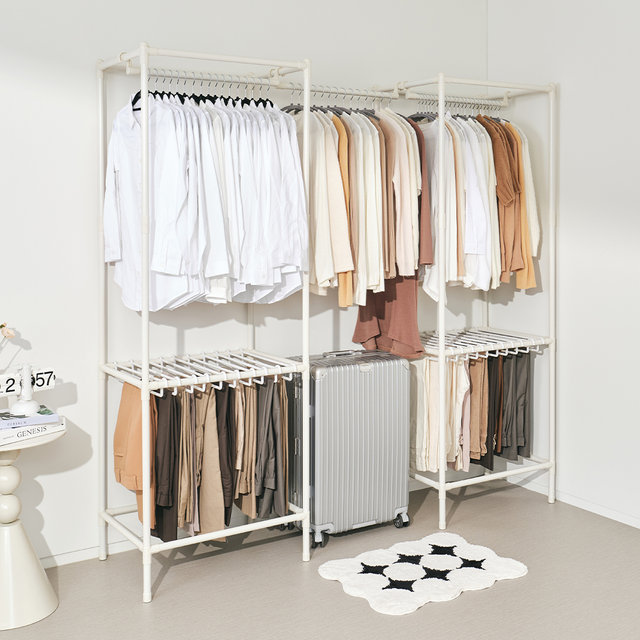 [비밀특가] 트윈 시스템 멀티행거 옷걸이 드레스룸 옷장