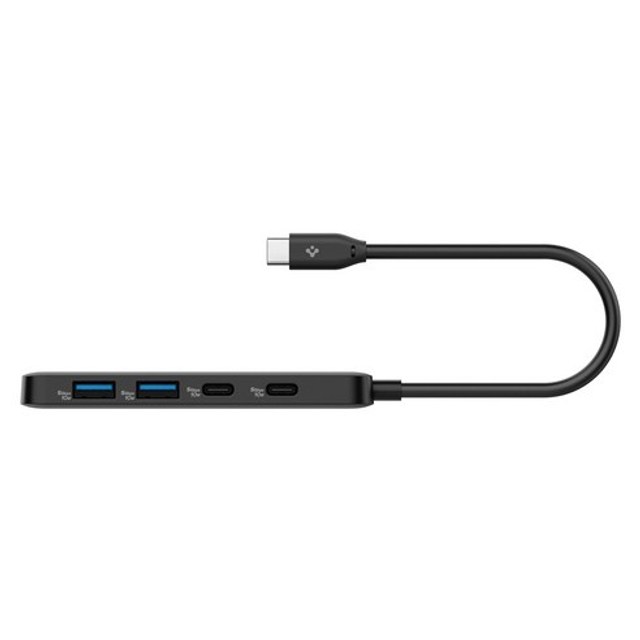 슈피겐 USB허브(3.2Gen1) F101 블랙(4포트) 000EP21009B