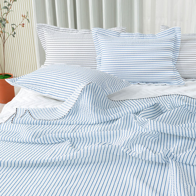 아이스 멜로 시어서커 여름이불 홑이불+베개커버 침구세트 SS