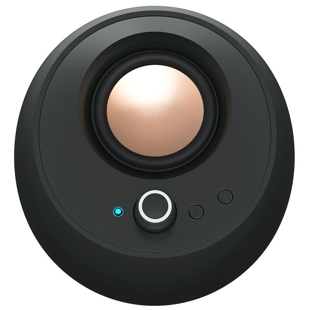 [크리에이티브] PEBBLE PRO BLACK RGB 스피커 (USB/블루투스/AUX 지원)