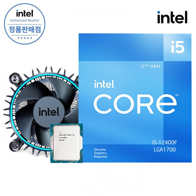 인텔 CPU 코어 i5-12세대 12400F 엘더레이크