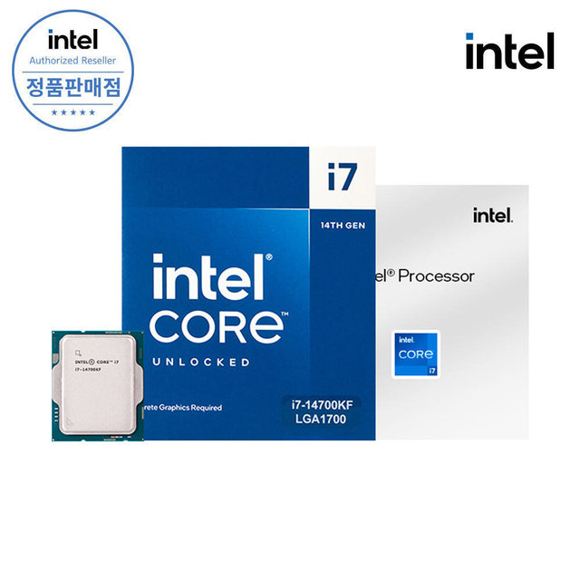 인텔 CPU 코어 i7-14세대 14700KF 랩터레이크 리프레시