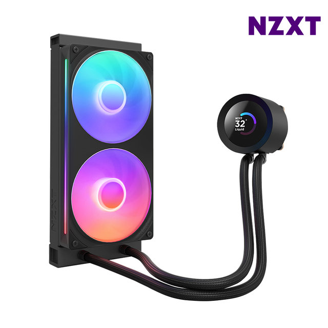 NZXT KRAKEN PLUS 240 RGB 블랙 CPU쿨러 수냉쿨러 최종 181,760 WON