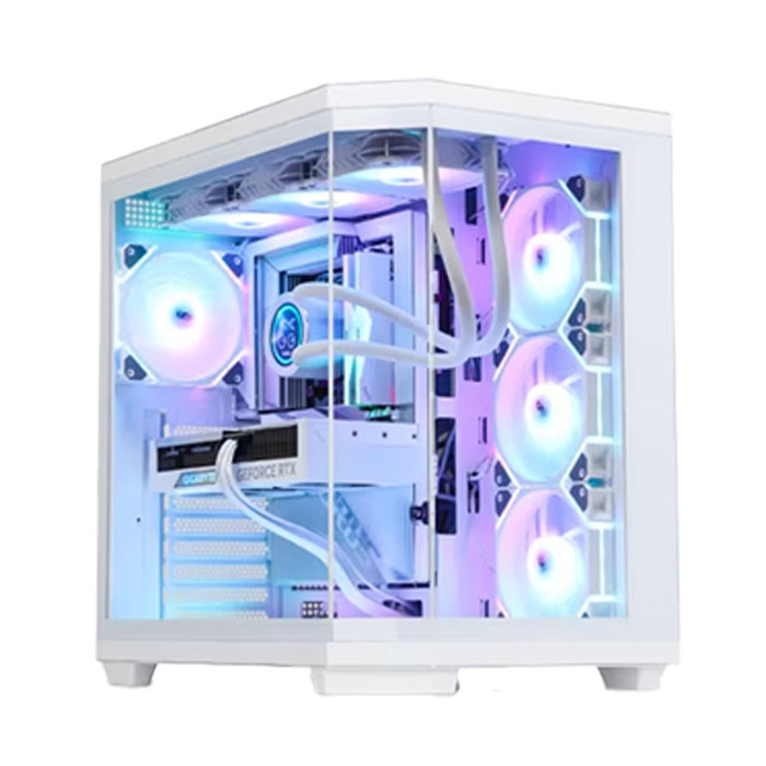 쥐씨 라이젠7 9800X3D 수냉 그래픽카드는 따로 반본체 조립컴퓨터