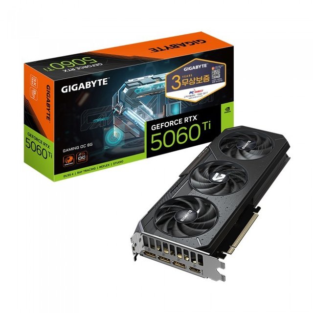  GIGABYTE 지포스 RTX 5060 Ti GAMING OC D7 8GB 피씨디렉트