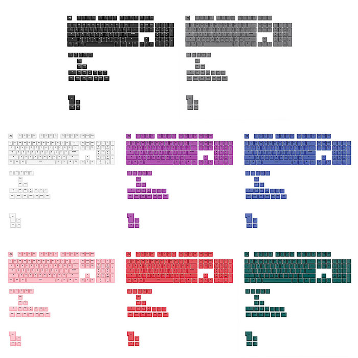 글로리어스 글로리어스 Glorious GPBT Basics 키캡 세트 MX계열 호환, 8가지 색상