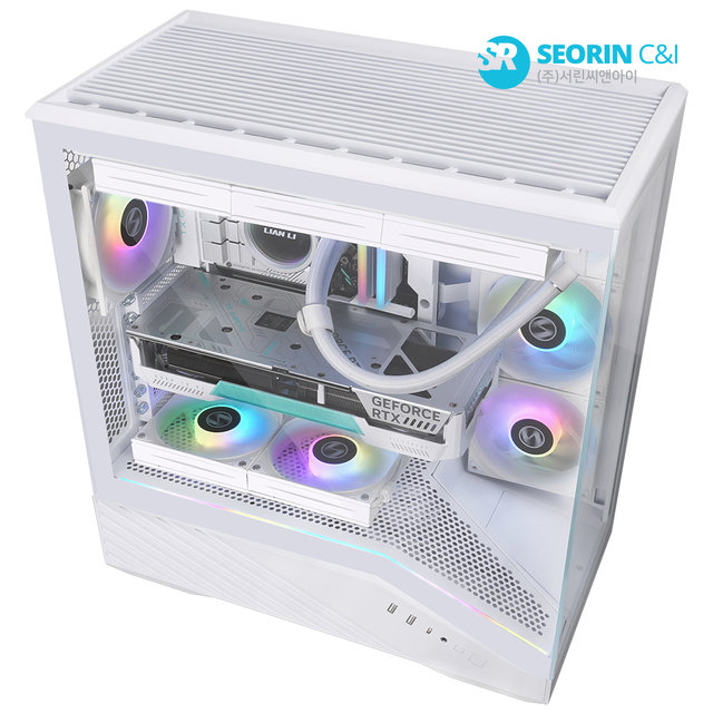 [서린공식] LIAN LI Vector V100 ARGB 화이트