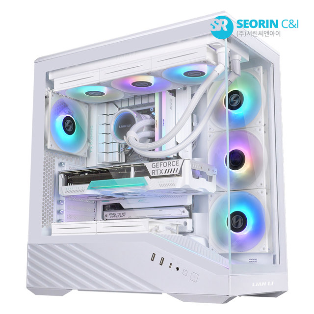 [서린공식] LIAN LI Vector V100 ARGB 화이트