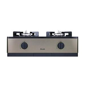 플럭스 2구 가스레인지(LNG) PLX-GR0224HZN (5년무상AS/LNG/AA건전지/대화구 2구/원터치 연속점화)