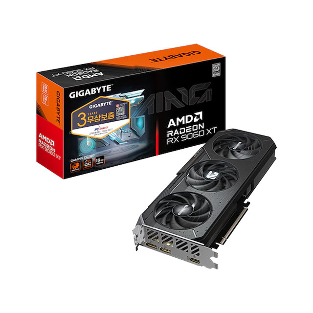 GIGABYTE 라데온 RX 9060 XT Gaming OC D6 16GB 피씨디렉트_M