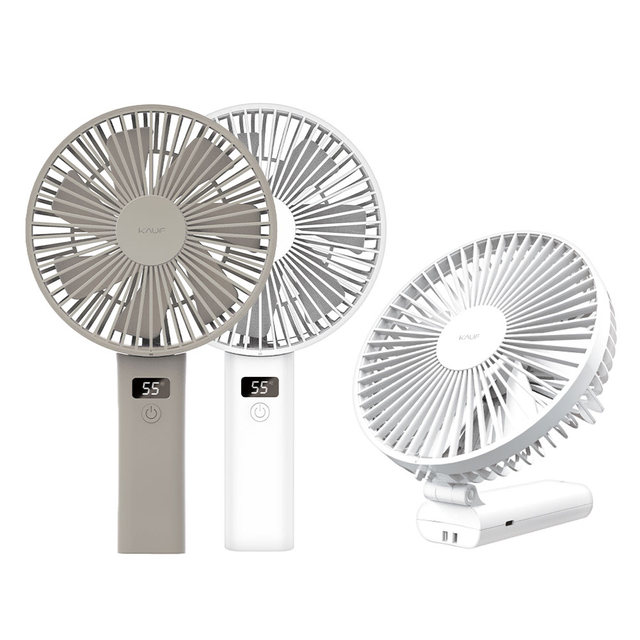 [카프] [본사]  휴대용 빅팬 16cm 빅헤드 BLDC 저소음 7엽 5단 손 선풍기 KF-BigFan01